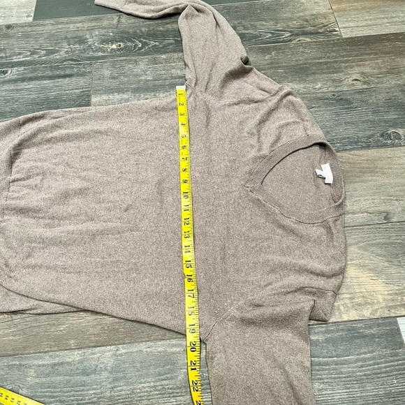 Gap Women Cashmere Blend Pullover Long Sleeve V-Neck Sweater Size S Brown - Picture 5 of 5